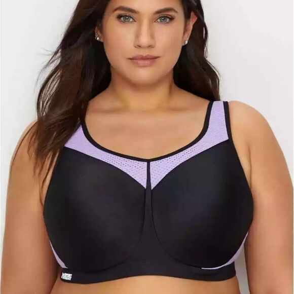 Glamorise Sports Bra 42C High Impact Activewear - Picture 1 of 7